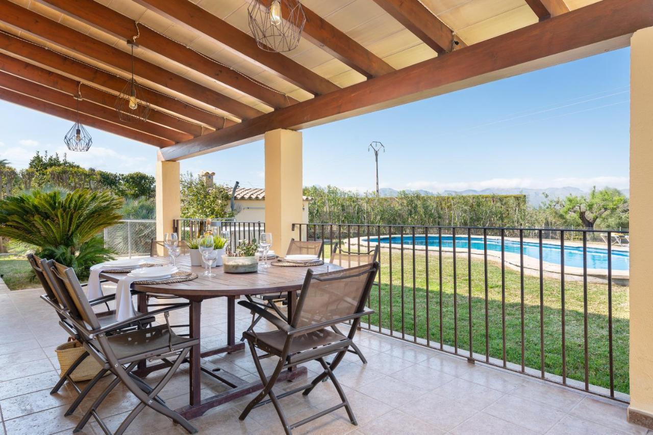 Villa Pou D,Ambroitx, Pool And Sea Views In Alcudia Exterior foto