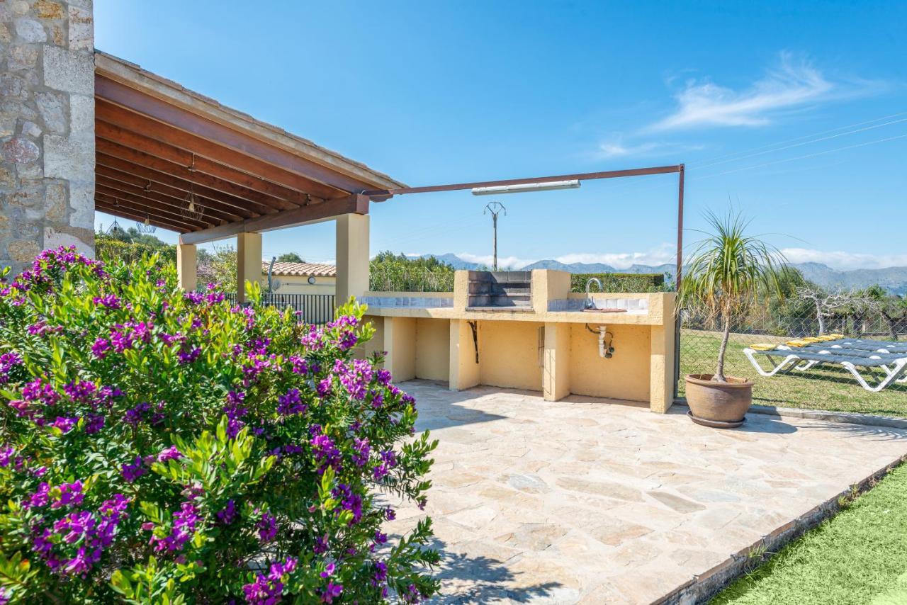 Villa Pou D,Ambroitx, Pool And Sea Views In Alcudia Exterior foto