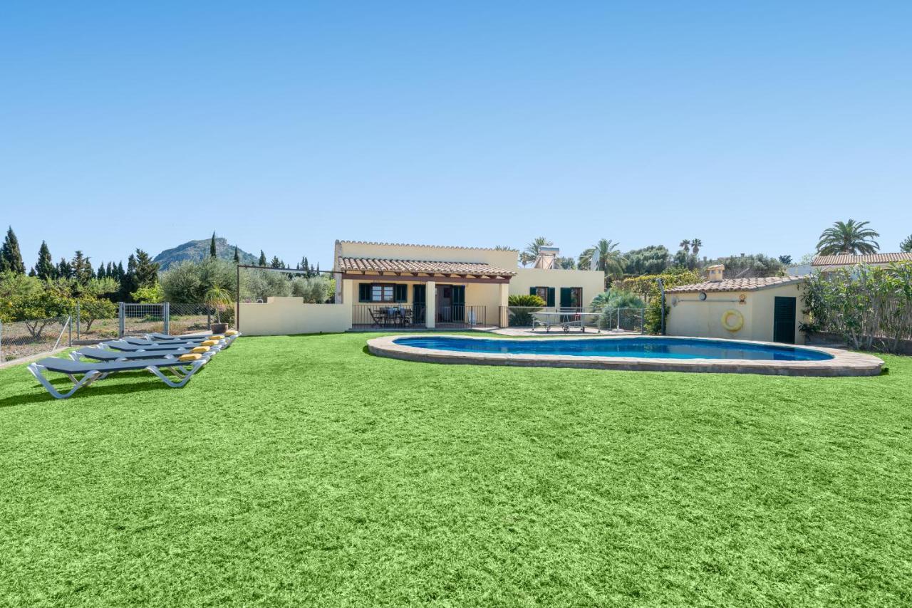 Villa Pou D,Ambroitx, Pool And Sea Views In Alcudia Exterior foto