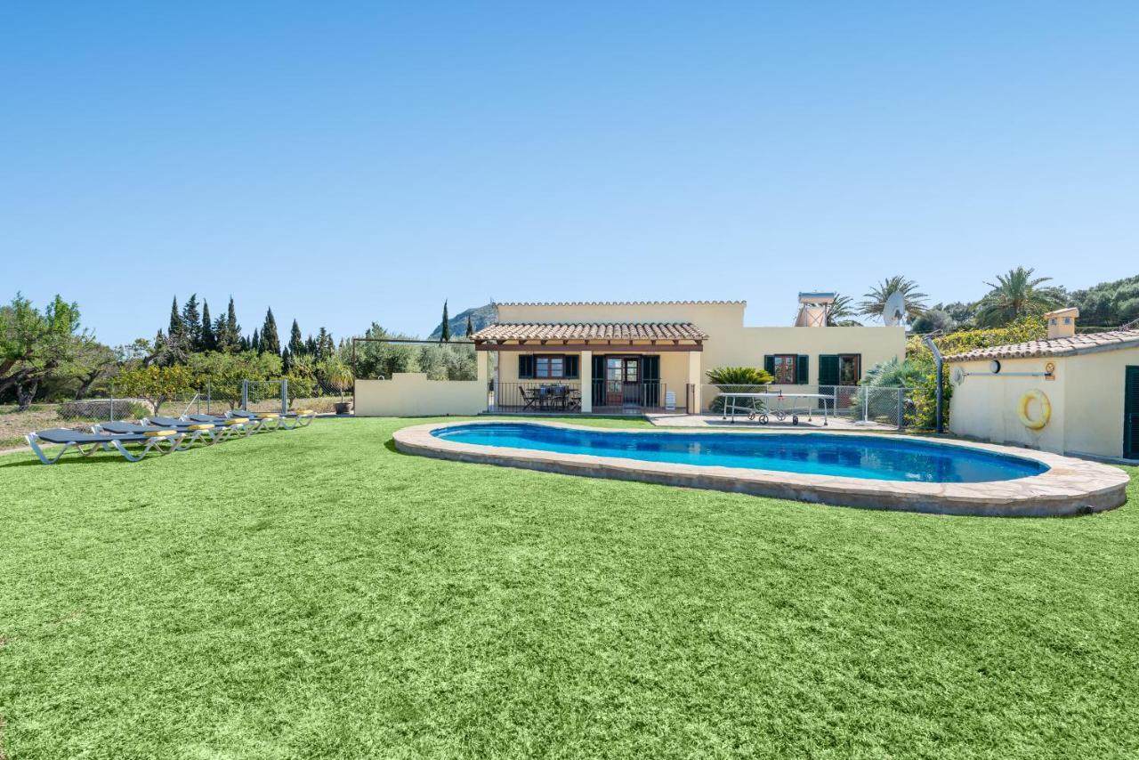 Villa Pou D,Ambroitx, Pool And Sea Views In Alcudia Exterior foto
